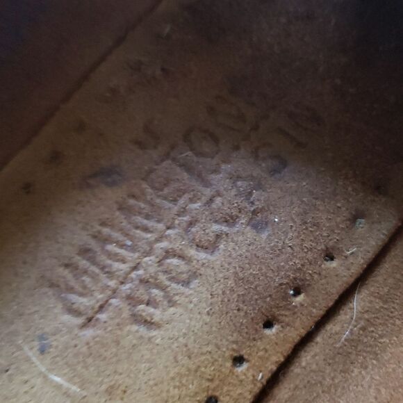 MINNETONKA Brown Suede Slip-on Moccasins Flats - Picture 3 of 6